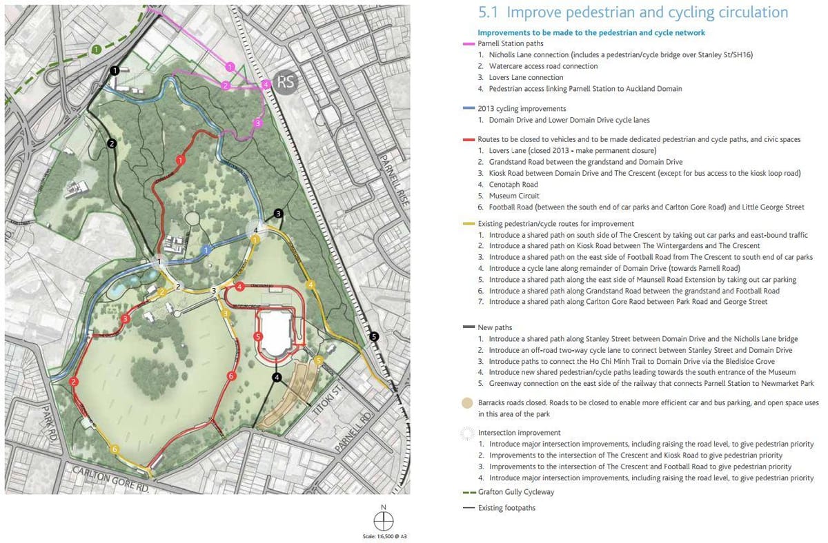 mapa de Auckland domini